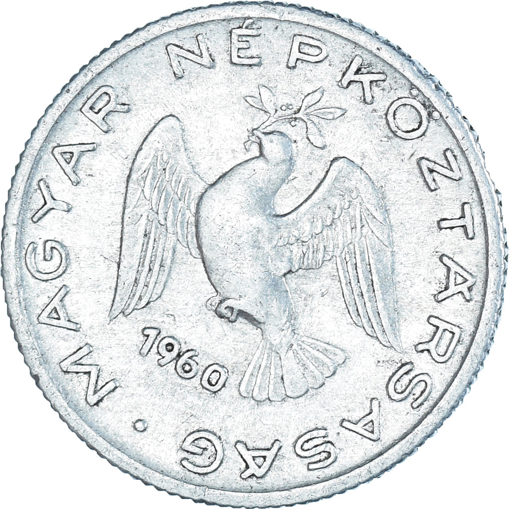 Moneda, Hungría, 10 Filler, 1960