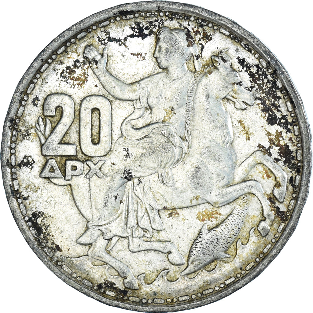 Munten, Griekenland, 20 Drachmai, 1960