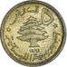 Monnaie, Liban , 5 Piastres, 1961