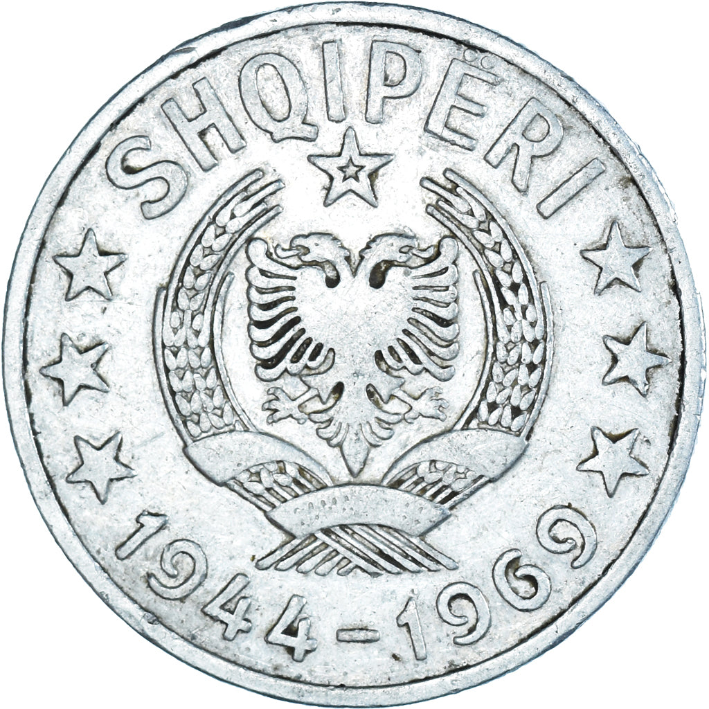 Monnaie, Albanie, Lek, 1969