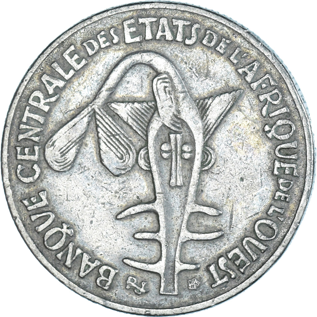 Moneda, Estados del África Occidental, 50 Francs, 1987