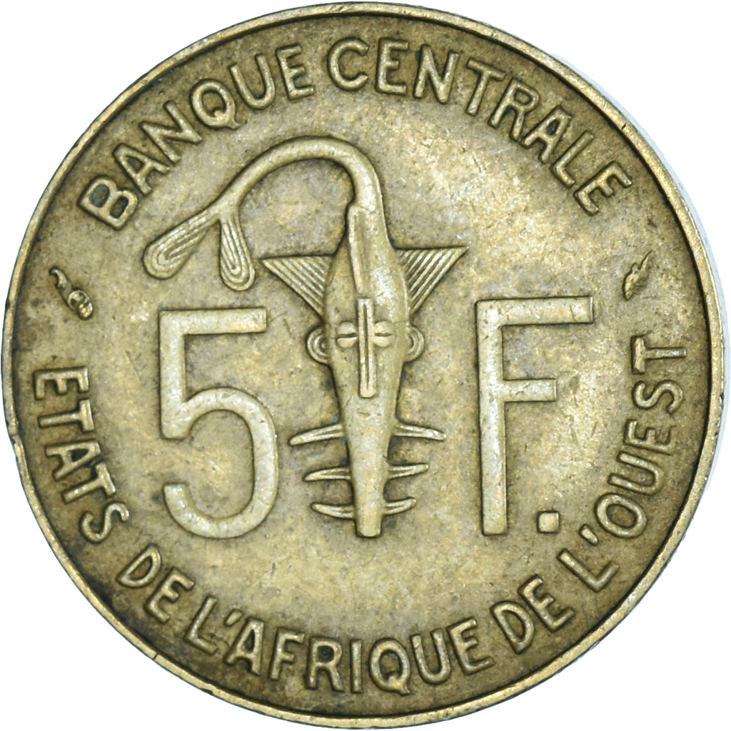 Moneda, Estados del África Occidental, 5 Francs, 1981