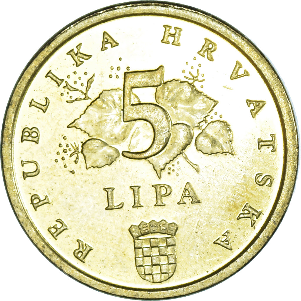 Munten, Kroatië, 5 Lipa, 2001