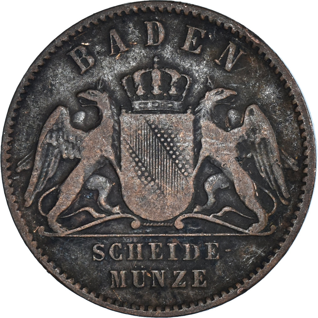 Monnaie, Etats allemands, Kreuzer, 1862