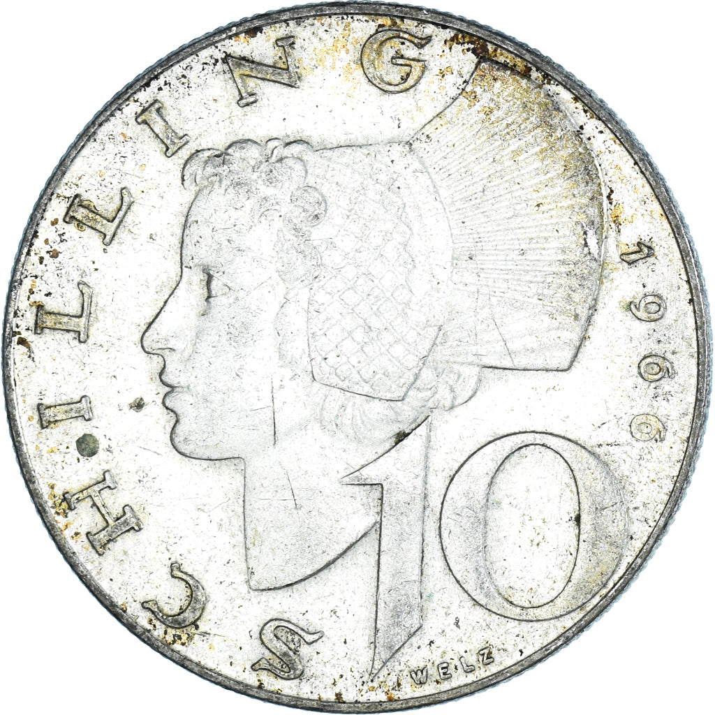 Coin, Austria, 10 Schilling, 1966