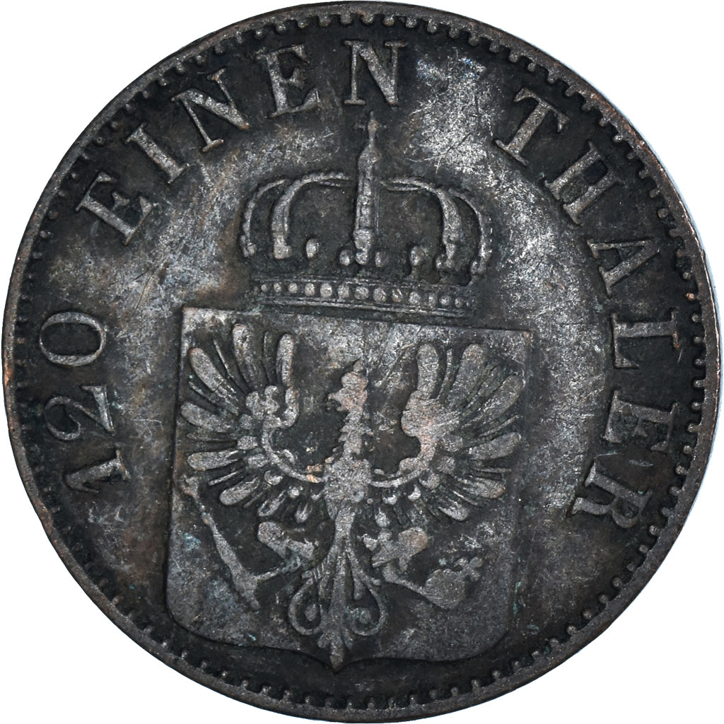 Moneta, Landy niemieckie, 3 Pfennig, 1862
