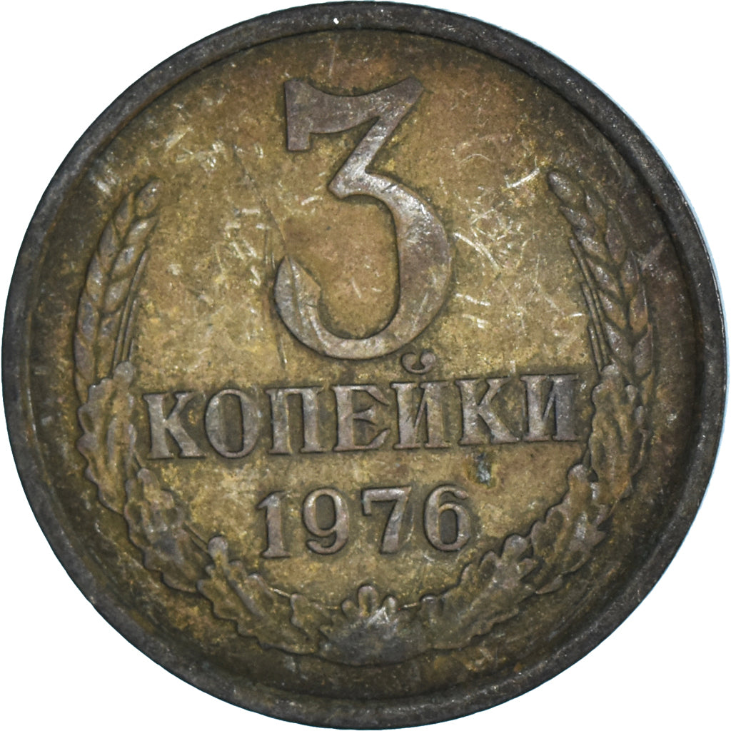 Munten, Rusland, 3 Kopeks, 1976