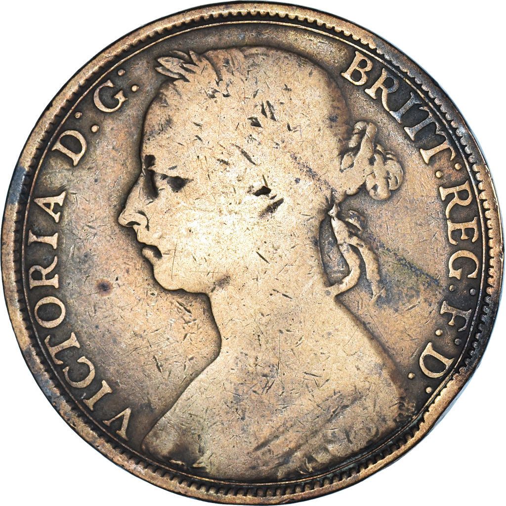 Moneda, Gran Bretaña, Penny, 1891