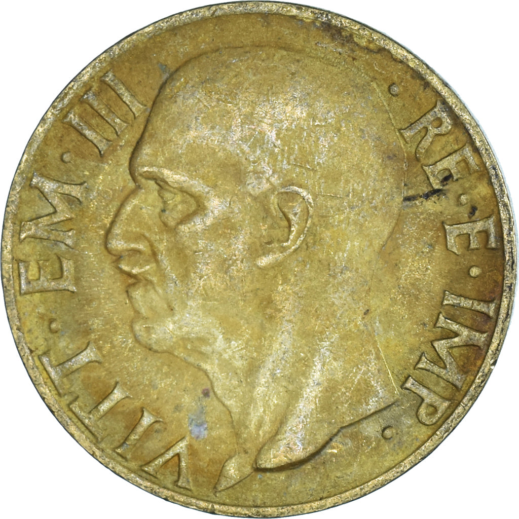 Moeda, Itália, 10 Centesimi, 1940