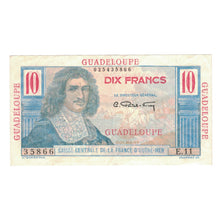 Guadeloupe, 10 Francs, AU(50-53), KM:32