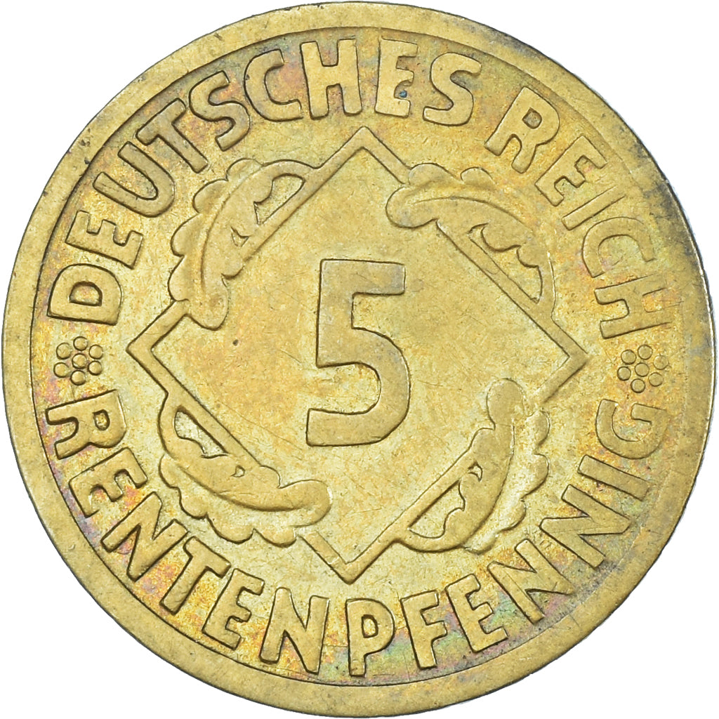 Munten, Duitsland, 5 Rentenpfennig, 1923