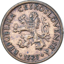 Monnaie, Tchécoslovaquie, 10 Haleru, 1937