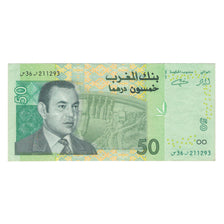 Banconote, Marocco, 50 Dirhams, 2002/AH1423, KM:69a, BB