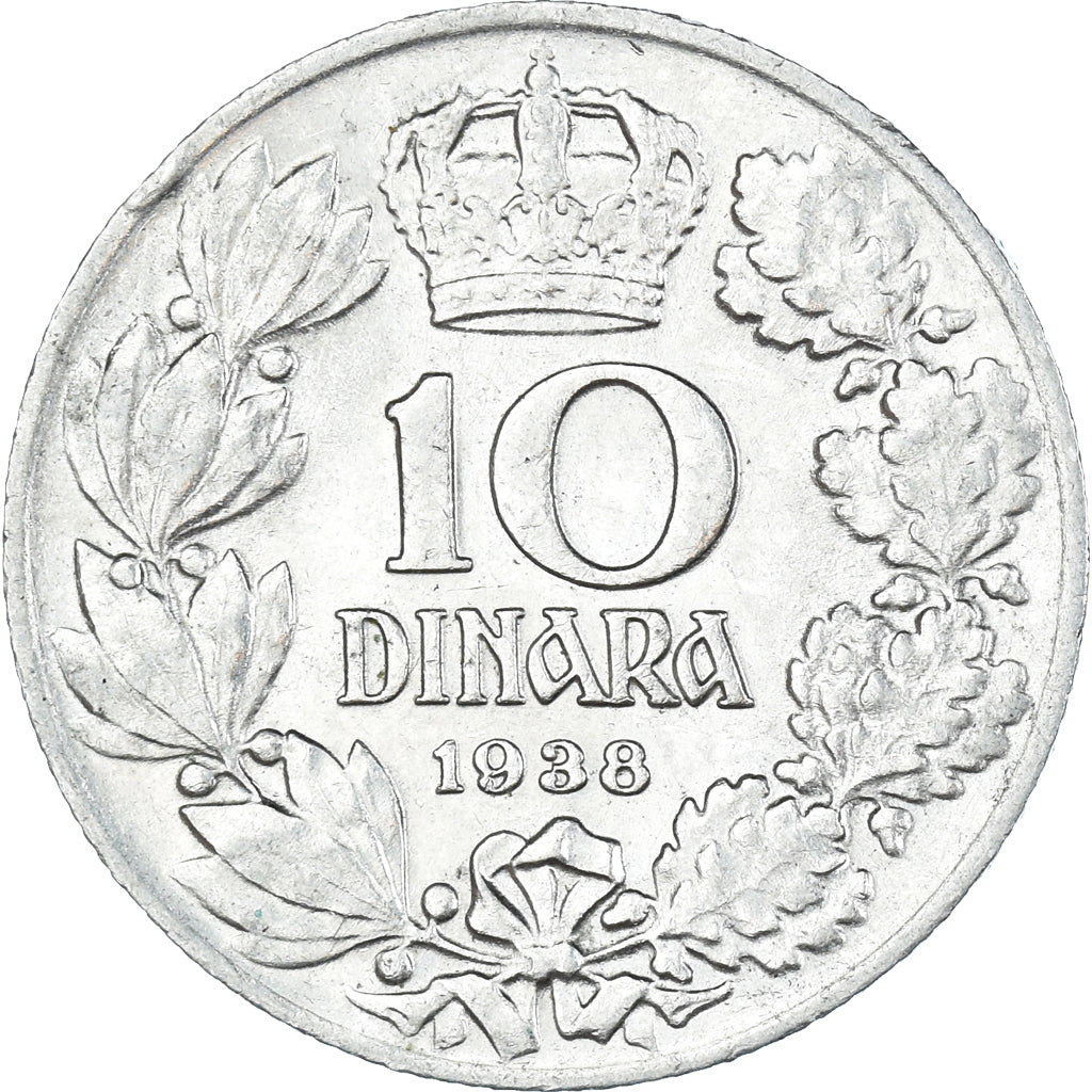 Moneta, Iugoslavia, 10 Dinara, 1938