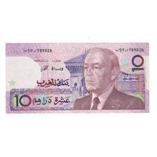 Banknote, Morocco, 10 Dirhams, 1987/AH1407, KM:63a, EF(40-45)