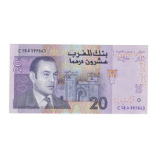Banknote, Morocco, 20 Dirhams, 2005/AH1426, KM:68, AU(50-53)