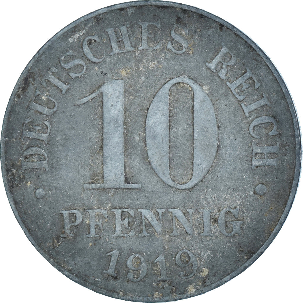 Münze, GERMANY - EMPIRE, 10 Pfennig, 1919