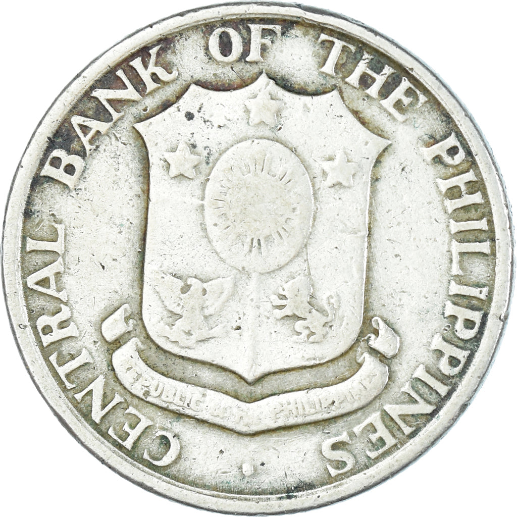 Moneda, Filipinas, 25 Centavos, 1958