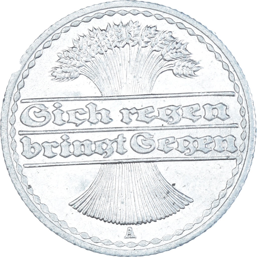 Coin, GERMANY, WEIMAR REPUBLIC, 50 Pfennig, 1919