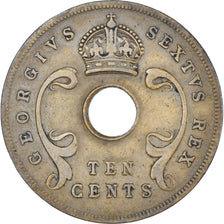 Moneta, AFRYKA WSCHODNIA, 10 Cents, 1950