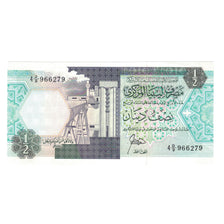 Banknote, Libya, 1/2 Dinar, KM:58a, UNC(65-70)
