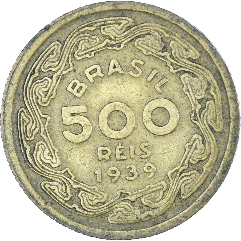 Coin, Brazil, 500 Reis, 1939