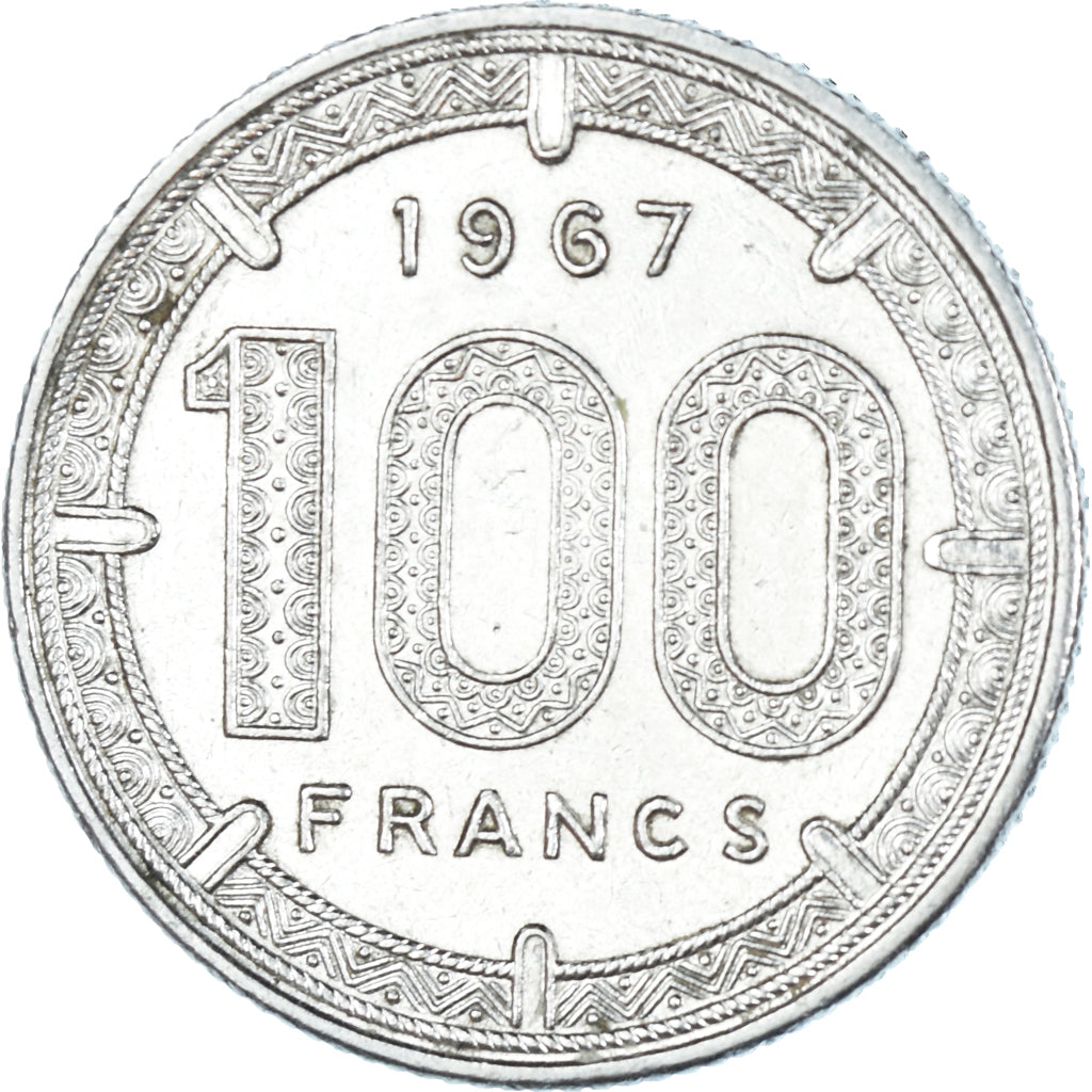 Coin, EQUATORIAL AFRICAN STATES, 100 Francs, 1967