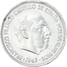 Moneta, Hiszpania, 5 Pesetas, 1949