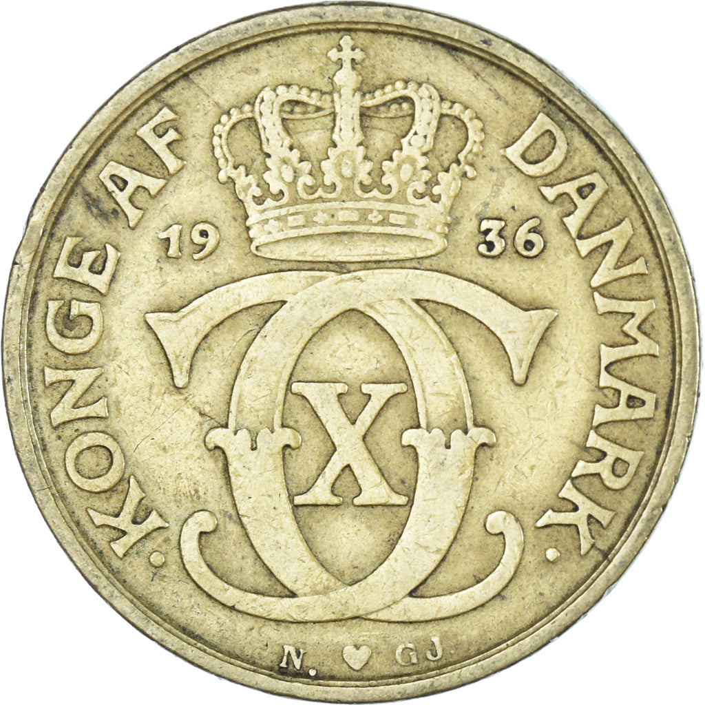 Munten, Denemarken, Krone, 1936
