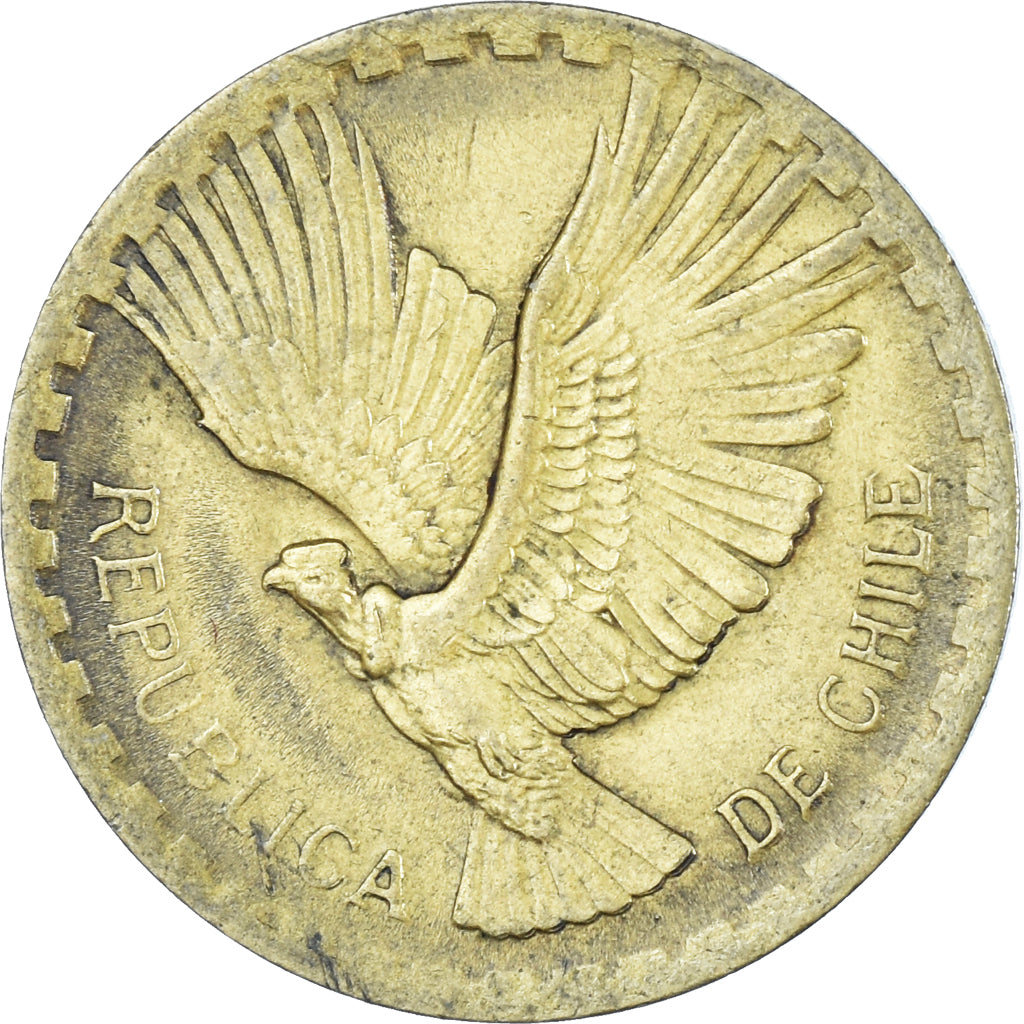 Moneda, Chile, 2 Centesimos, 1966