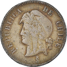 Monnaie, Chili, 2-1/2 Centavos, 1898