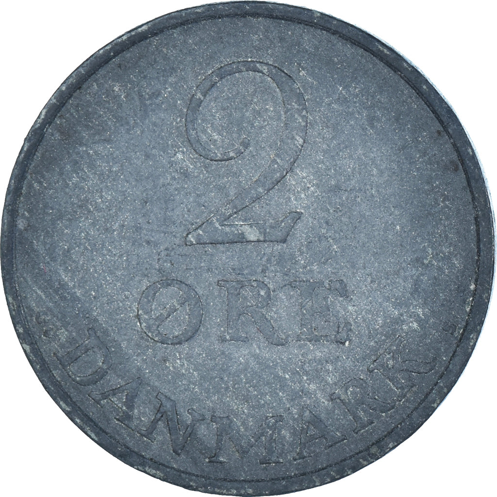 Monnaie, Danemark, 2 Öre, 1956
