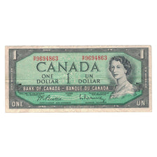 Banknote, Canada, 1 Dollar, 1954, KM:74b, EF(40-45)