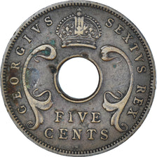 Monnaie, Afrique Orientale, 5 Cents, 1951