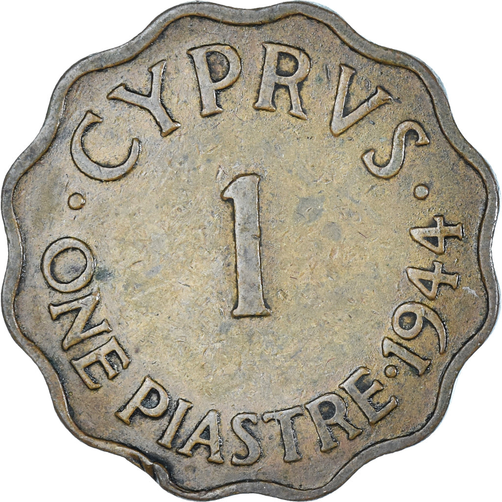 Moneta, Cipro, Piastre, 1944