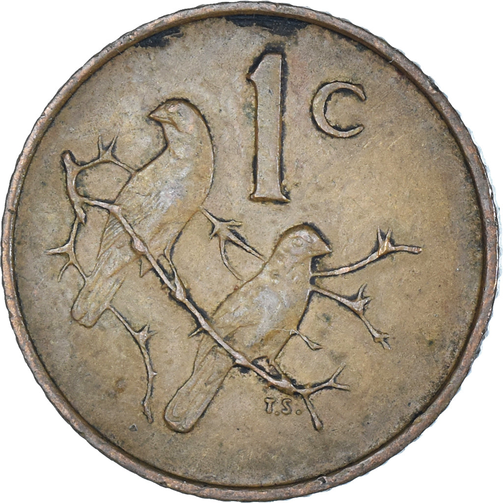 Moneda, Sudáfrica, Cent, 1966