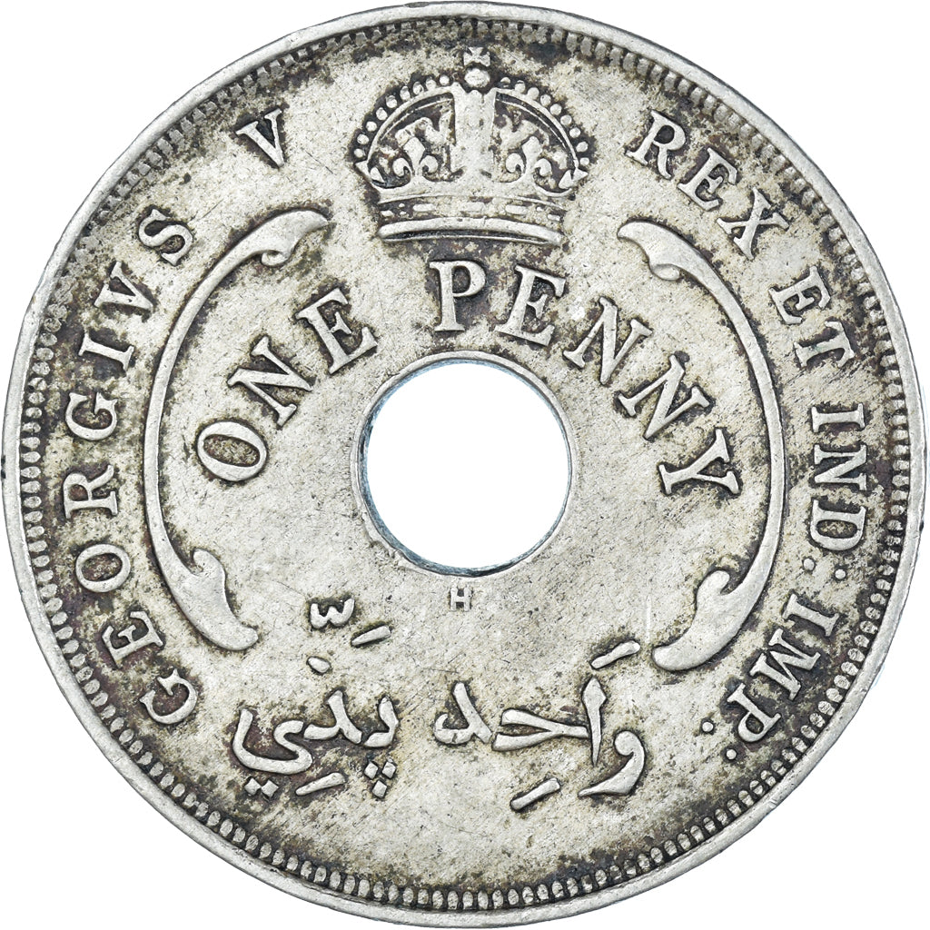 Munten, BRITS WEST AFRIKA, Penny, 1915
