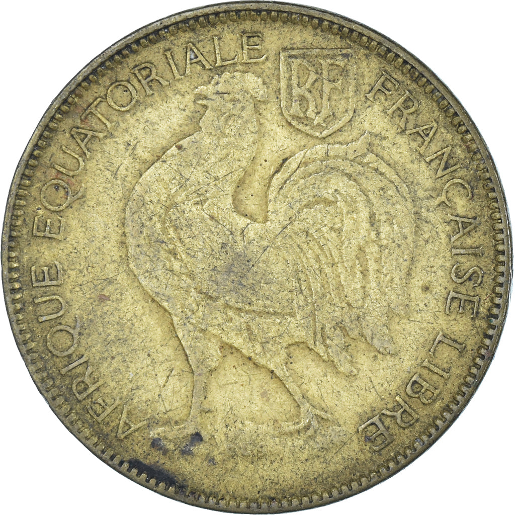 Munten, Equatoriaal Afrika, Franc, 1942
