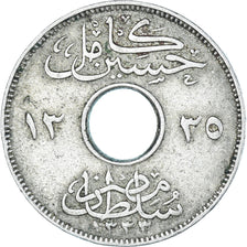 Coin, Egypt, 2 Milliemes, 1917