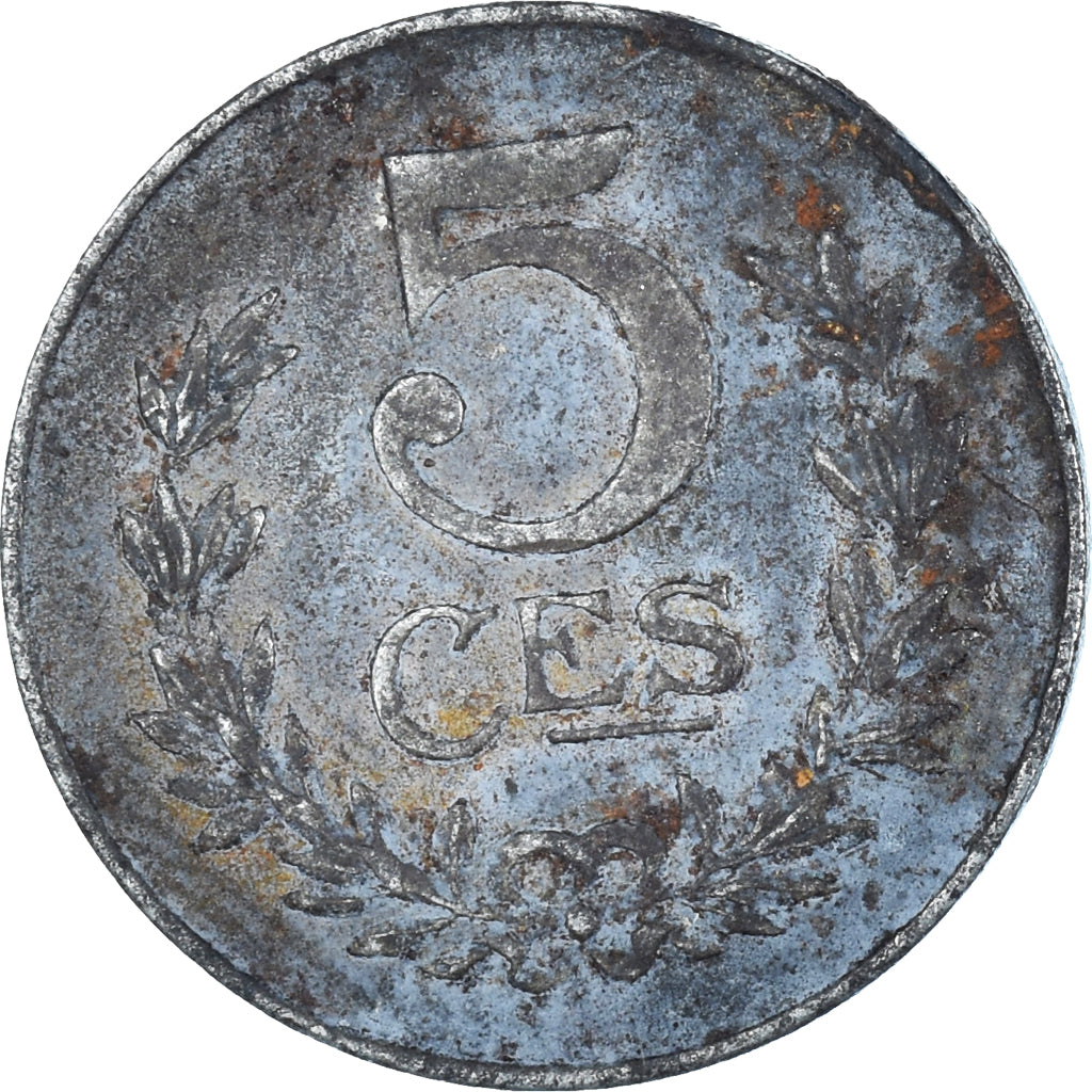 Moeda, Luxemburgo, 5 Centimes, 1922