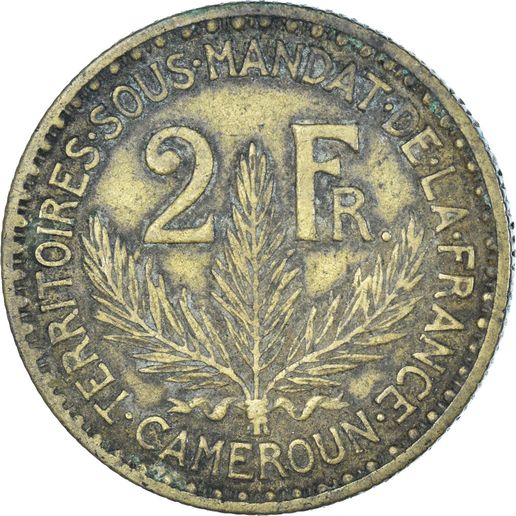 Münze, Kamerun, 2 Francs, 1924