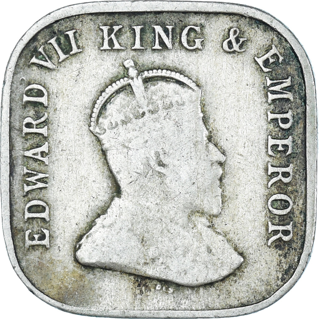 Moneda, Ceilán, 5 Cents, 1910