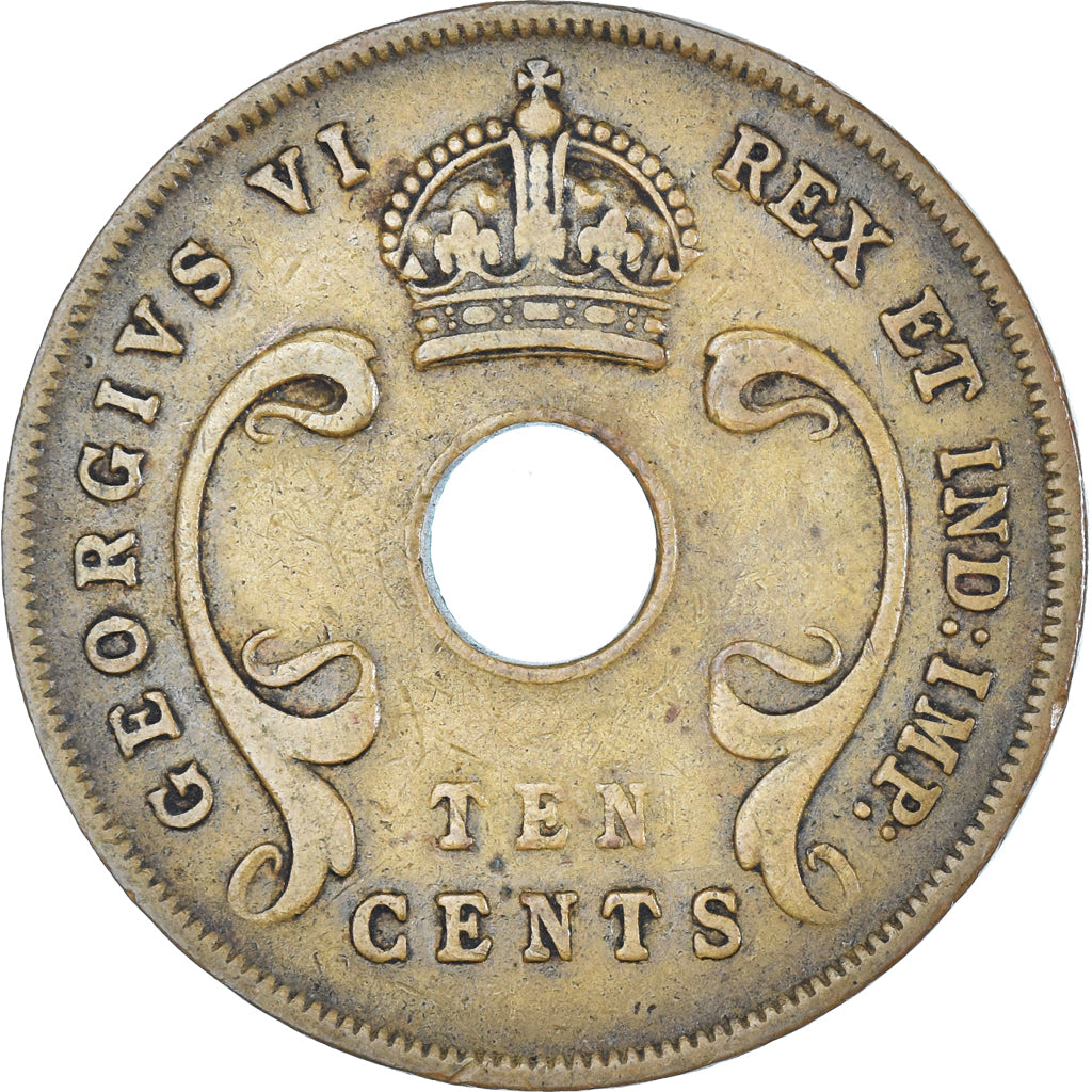 Coin, EAST AFRICA, 10 Cents, 1943