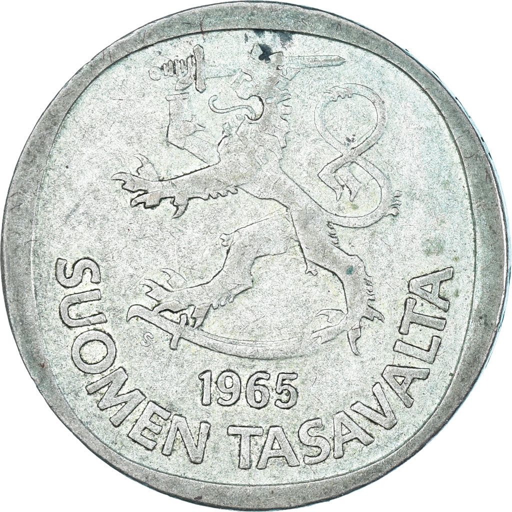 Moneda, Finlandia, Markka, 1965