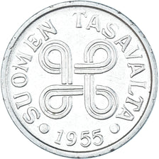 Monnaie, Finlande, 5 Markkaa, 1955