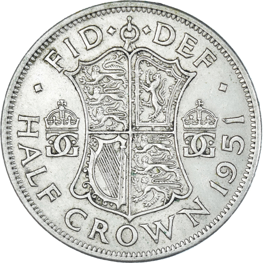 Moneta, Gran Bretagna, 1/2 Crown, 1951