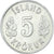 Moneda, Islandia, 5 Kronur, 1970