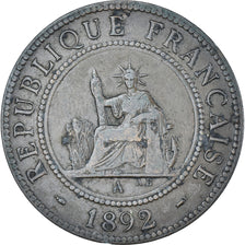 Munten, FRANS INDO-CHINA, Cent, 1892