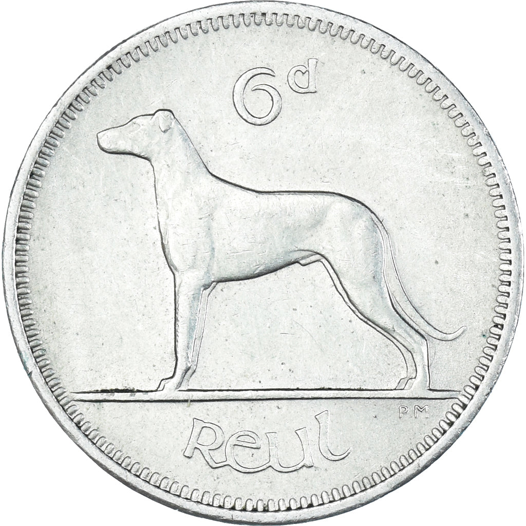 Moneta, Irlanda, 6 Pence, 1961