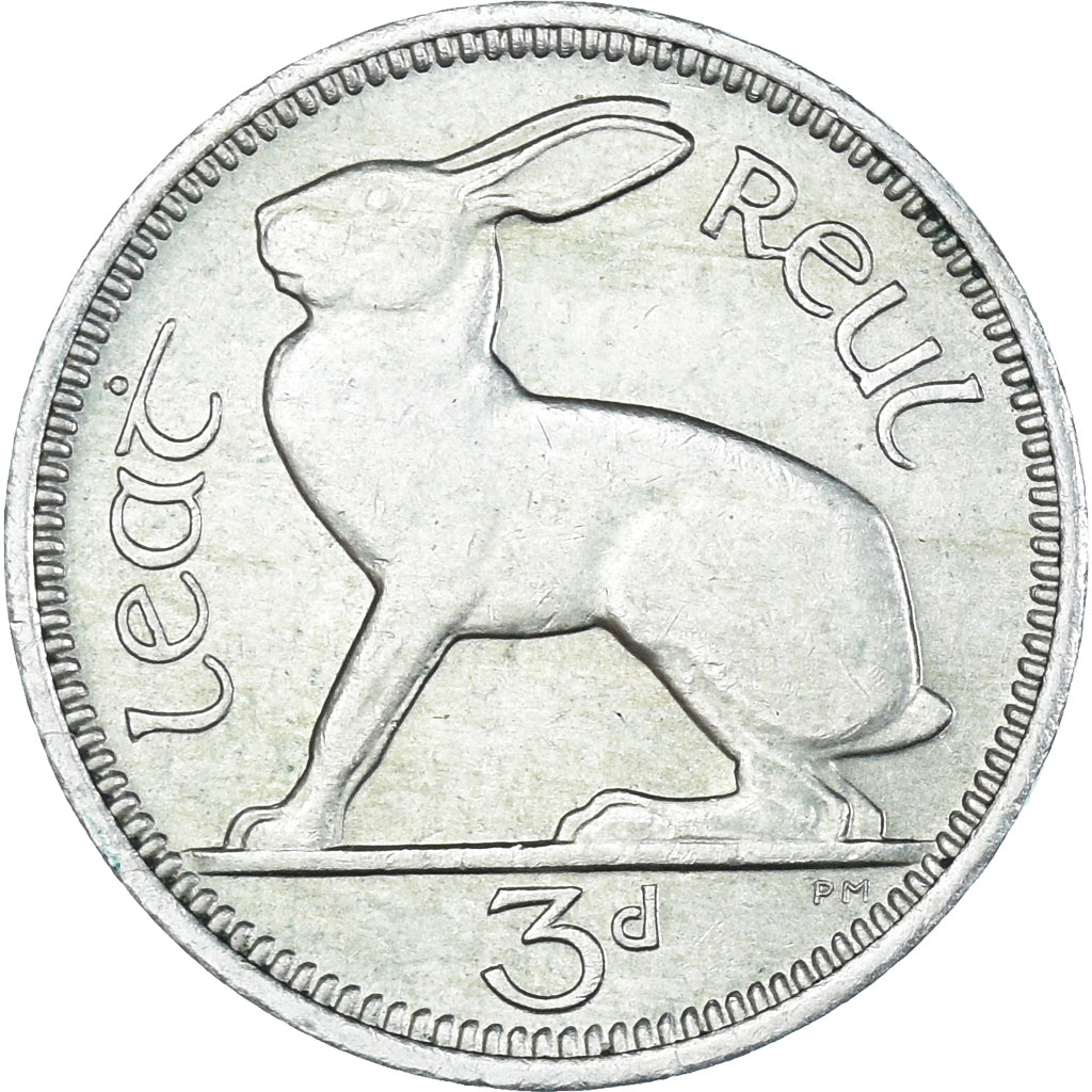 Moneta, Irlanda, 3 Pence, 1963